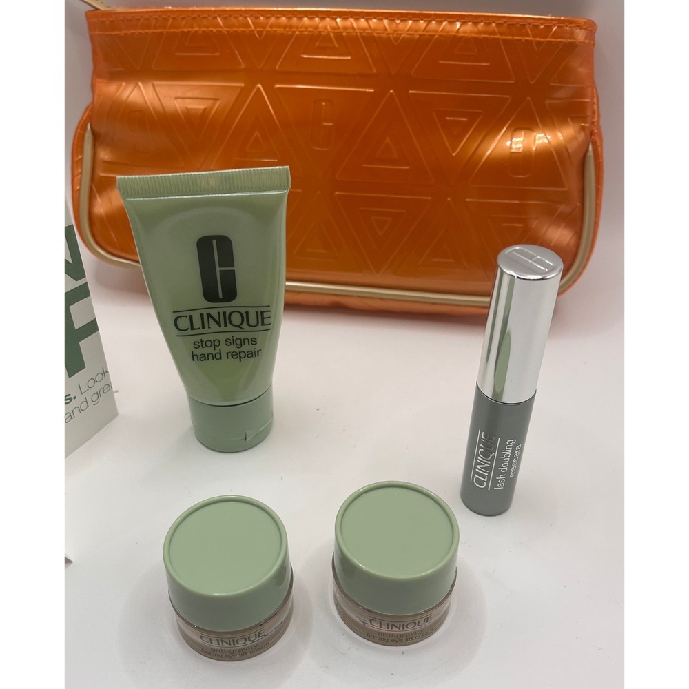 Clinique Stop Signs Hand Repair Lash Doubling Mascara Anti Gravity Eye Cream Set